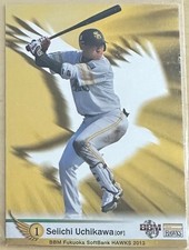 Seiichi Uchikawa  2013 BBM Fukuoka SoftBank Hawks Card #H76