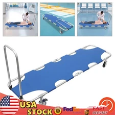 159kg/350.53lbs Portable Emergency Medical Stretcher Hospital Folding Stretcher