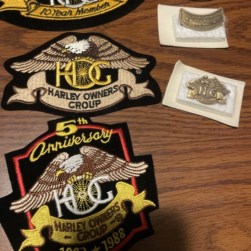 Harley Davidson HOG Harley Owners Group patches and pins Huge Lot 1987-2010 - Picture 9 of 10