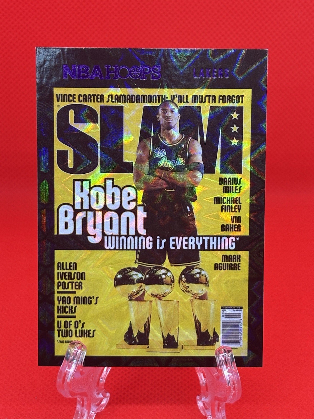 Kobe Bryant 2020 Hoops SLAM - Purple Explosion Price Guide 