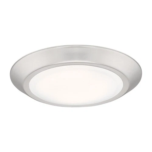 Verge - 15W 1 LED Flush Mount - 1.25 Inches high-Brushed Nickel Finish Flush - Picture 1 of 12