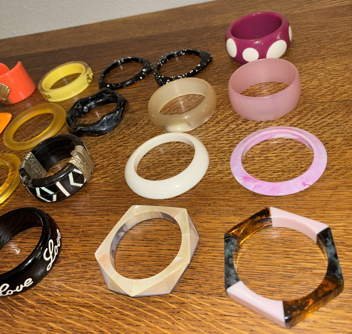 Bangle Bracelet Bundle – Boho Retro Statement Res… - image 8