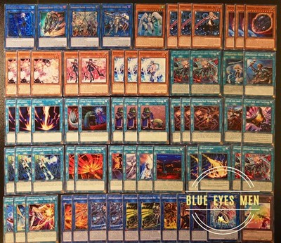 Yugioh! Himmelsjäger DECK Komplett NM DE Holos & Commons aschenblüte L26D NEU!