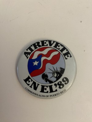 Commonwealth Of Puerto Rico  89 Pin Back Button P18