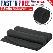 2x 3.25' x 16' FT Landscape Ground Cover Weed Barrier Control Fabric Plant Cover