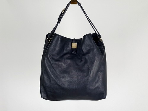 Mulberry Tessie Black Leather Shoulder Hobo Bag Handbag