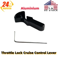 Throttle Lock Cruise Control Lever For Harley Davidson Black Aluminium US