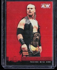 2022 SkyBox Metal Universe AEW #1 Adam Page Precious Metal Gems Red #/100