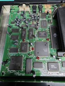 Sega CD Model 2 System Console Recapped Serviced Region Free BIOS Fram Blue LED