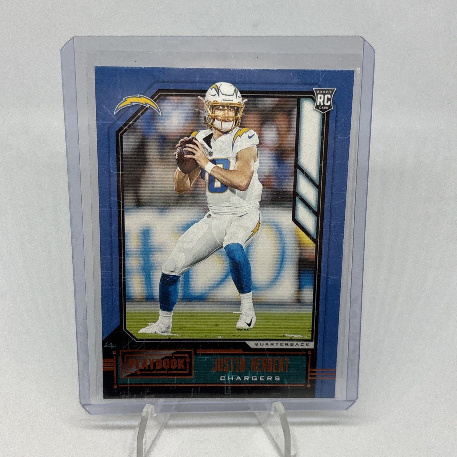 2020 Panini Playbook #103 Justin Herbert Orange