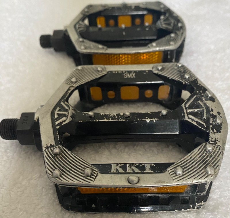 KKT SMX vintage BMX 1/2 pedals, mongoose, gt, haro, redline, hutch, torker