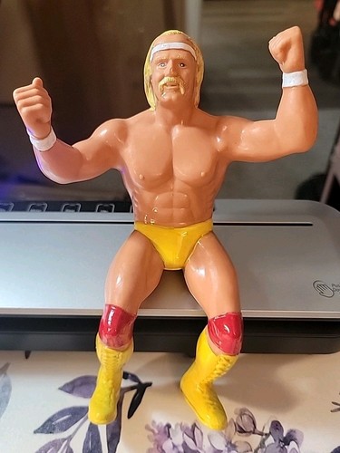 WWF Hulk Hogan LJN Wrestling Figure 1984 Titan Spo...