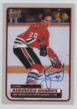 2025 Chicago Blackhawks Centennial Memorable Moments Al Secord #MM-13 Auto 6kv
