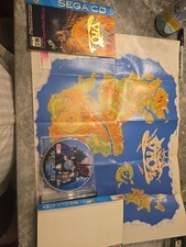 Vay (Sega CD, 1994)  Complete w Manual + Map And Cd See Description No Reg