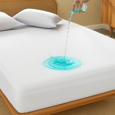 King Waterproof Mattress Protector - Noiseless, Breathable, Machine Washable