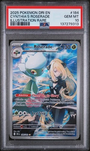 Cynthia's Roserade 184/182 - Sv10: Destined Rivals Holo (PSA 10)
