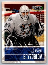 2001 Upper Deck Playmakers  Ilya Bryzgalov 102 /1250