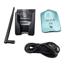 Alfa Network AWUS036NH Long Range Wireless USB Adapter 802.11b/g/n Teal  Mount