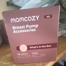 momcozy M5 Milk Collector Accessories Full Set for M5 Breast Pump Pink