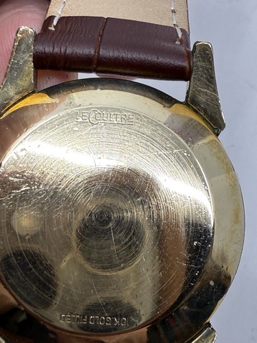 Sveglia da polso Jaeger Lecoultre Memovox con ottimo quadrante smoking panda funzionante bene - Foto 8 di 12