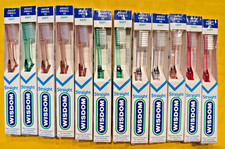 12 x WISDOM Toothbrush STRAIGHT ADULT SMALL Pack of 12 units. UK made