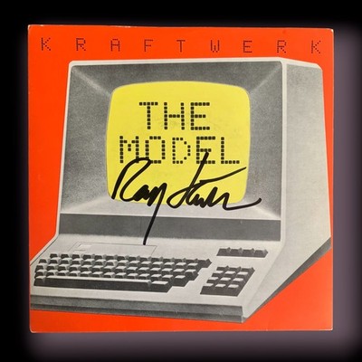 SIGNIERT RALF HUTTER KRAFTWERK DAS MODELL VINYL SINGLE SELTEN SHOWROOM DUMMIES