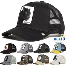 Men Women Animal Trucker Hats Mesh Baseball Hat Bros Hip Hop Style Snapback Cap