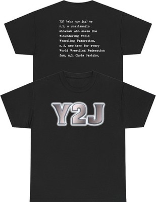 Chris Jericho Y2J New Hero Saves Us Black T-shirt