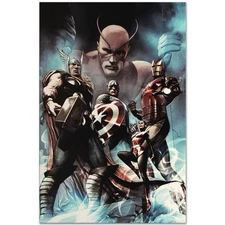 Marvel Comics "Hail Hydra #2" Numbered Limited Edition Giclee on Canvas by Adi G