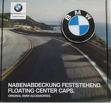 BMW Genuine Floating Alloy Wheel Centre Caps - 68mm Set of 4