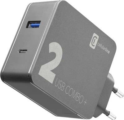 Cellularline Multipower 2 COMBO PLUS 48 W, 1xUSB-C 45W, 1xUSB ''wie neu''