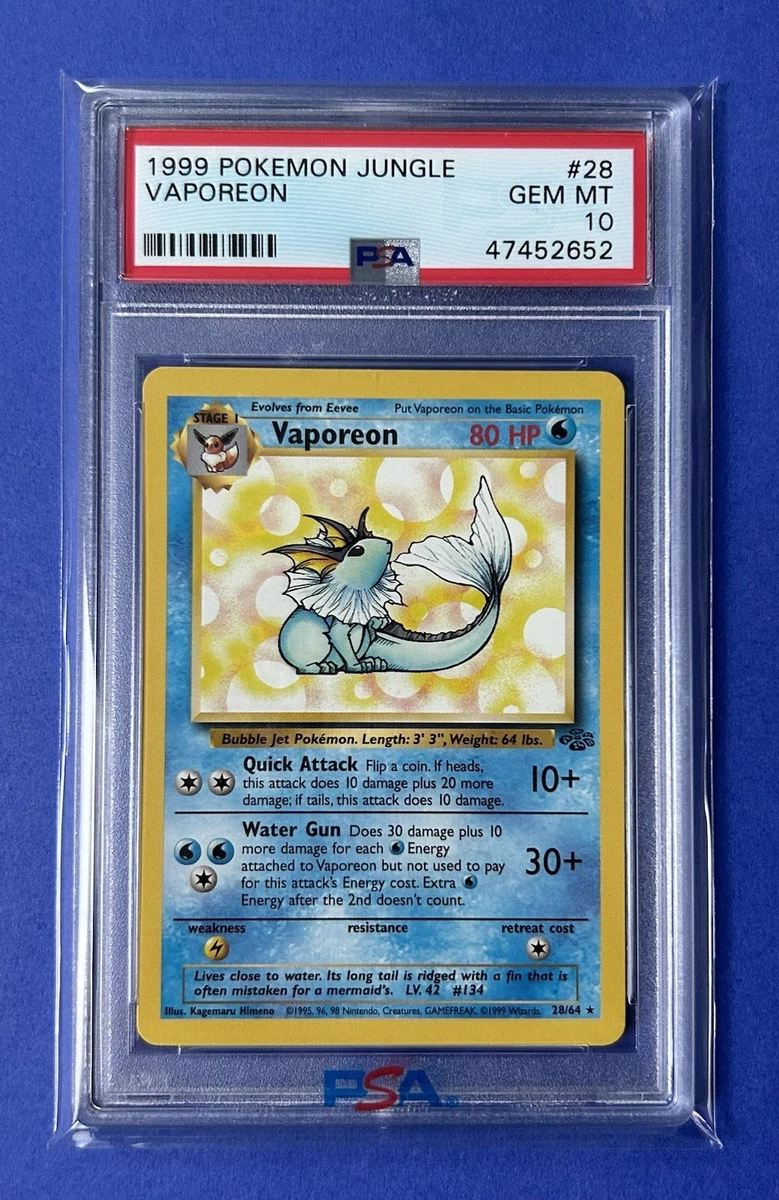 Pokémon TCG Professional Sports Authenticator (PSA) Jungle Grade