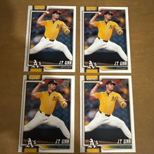 Topps series 1 2026 J.T. Ginn Oakland Athletics 4 Card Lot Sports Trading Cards
