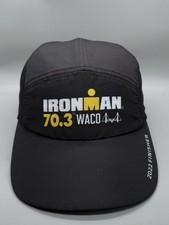 2022 Ironman Waco TX Finisher Cap Hat Adult Adjustable Black Polyester