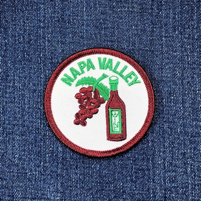 #ad #ad Napa Valley Patch Embroidered California Wine Country Badge 2.5quot; Iron On $4.54