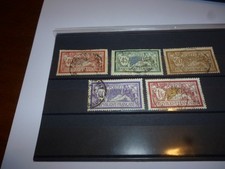 TIMBRE FRANCE DE 1900 OBLITERE N° 119-120-121 et 143-144 DE 1907 - TYPE MERSON