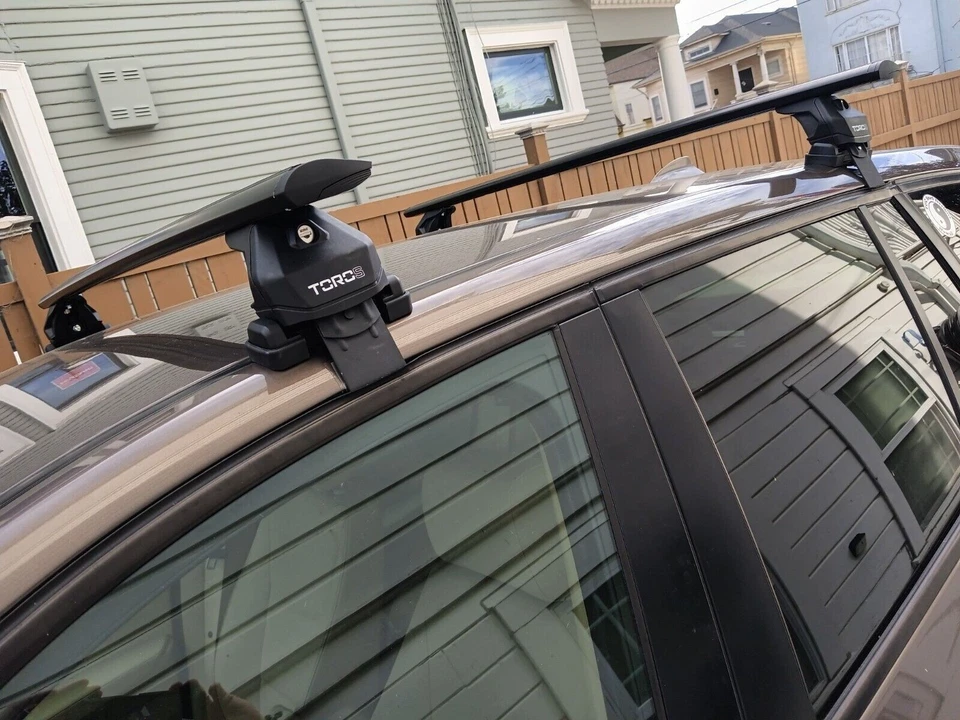 For Bmw X3 (E83) 2003-2010 Roof Rack Cross Bars Normal Roof, Black - Image 3 of 4