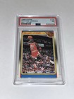 1988-89 FLEER MICHAEL JORDAN ALL-STAR PSA 7 ICONIC DUNK RARE BULLS