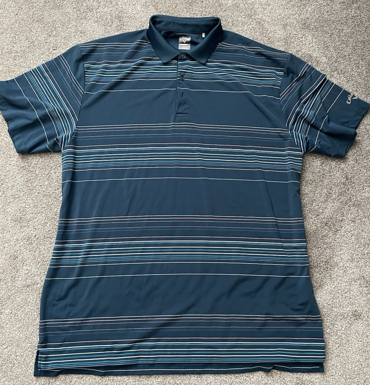 Performance Stretch Blue Stripe