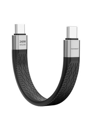 aceyoon 240W USB C auf USB C Kabel Kurz, 40Gbps USB4.0 PD3.1 Schnellladekabel