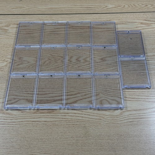 Ultra Pro 35pt Mini Card One Touch Magnetic Card Holder Lot Of 12 Used