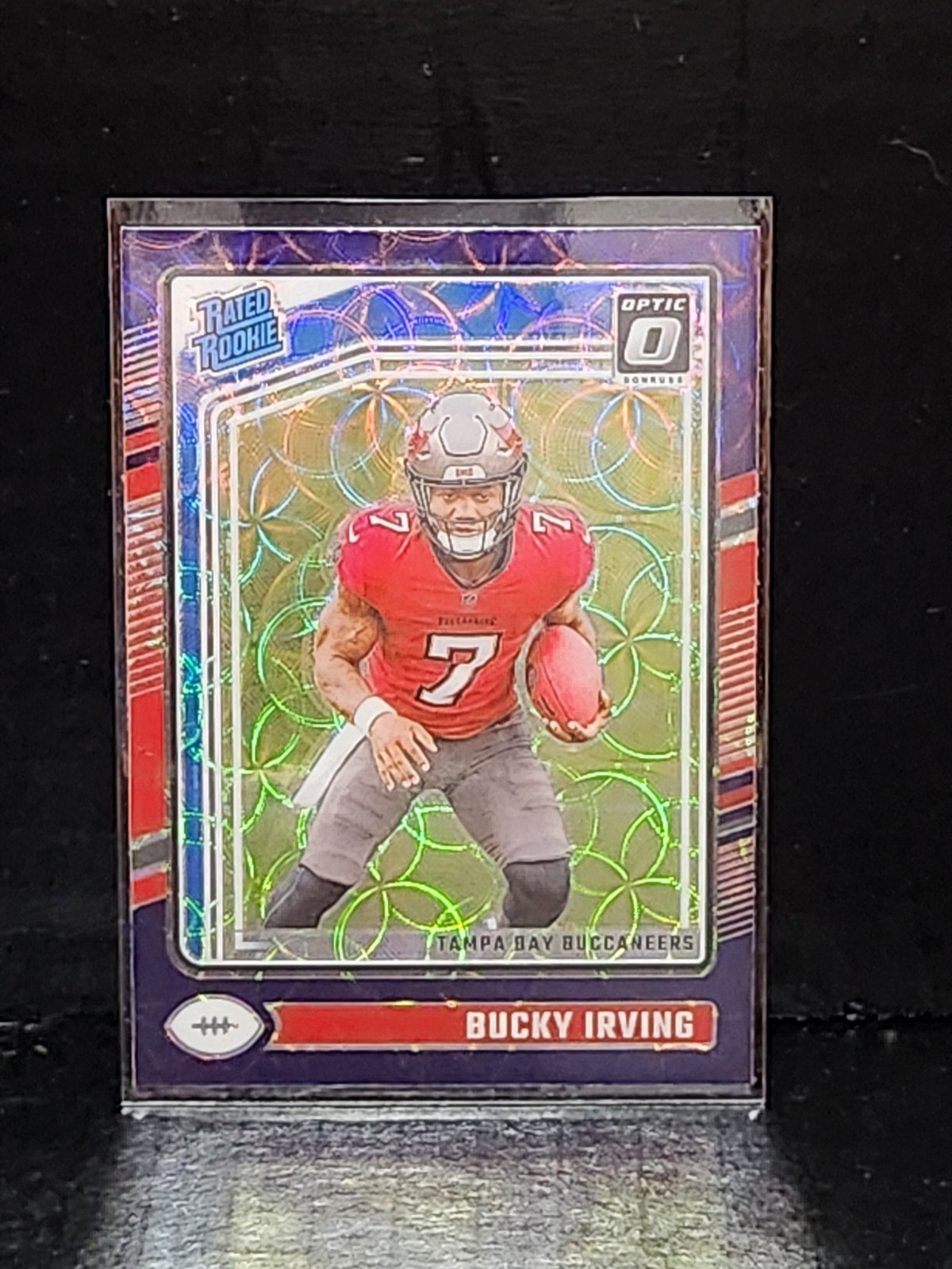 2024 Panini Donruss Optic - Rated Rookie Bucky Irving #216 Purple Scope Prizm RC