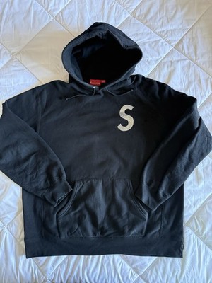 Supreme Hoodie Swarovski Crystal Logo Men s Size Extra Large XL Black
