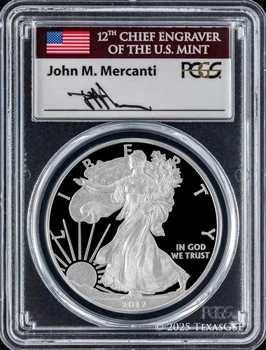 2012-W American Silver Eagle Proof — photo from another recent sale