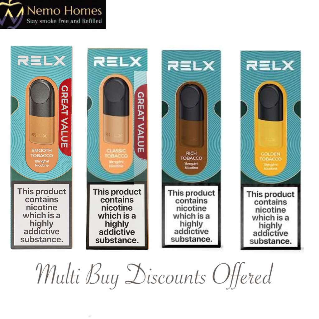 how many puffs in relx pod Vape Pods | Classic, Smooth, Rich, Golden Tobacco Flavour | 18mg Pods What Should I Do wintergreen Flavor:Piña Colada