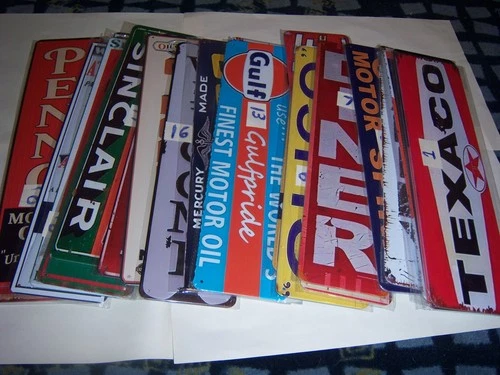 Vintage Type Gas/Oil & Mixed 4X16 Novelty Metal Signs (PICK & CHOOSE) $3 Each