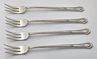 (4) Wallace PRINCESS ANNE Sterling Silver 5 1/2" Cocktail Forks  - 66g