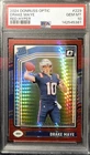 2024 Panini DonRuss Optic #229 Drake Maye Rated Rookie Red Hyper Prizm PSA 10 RC