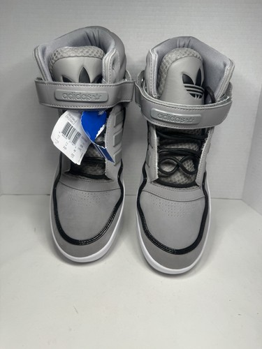 Adidas New Freemont Mid Leather Trainers Size 11.5 G47800 Grey - Picture 2 of 8