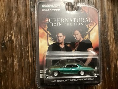 Greenlight 1:64 Supernatural 1967 Chevrolet Impala Sport Green Machine Chase